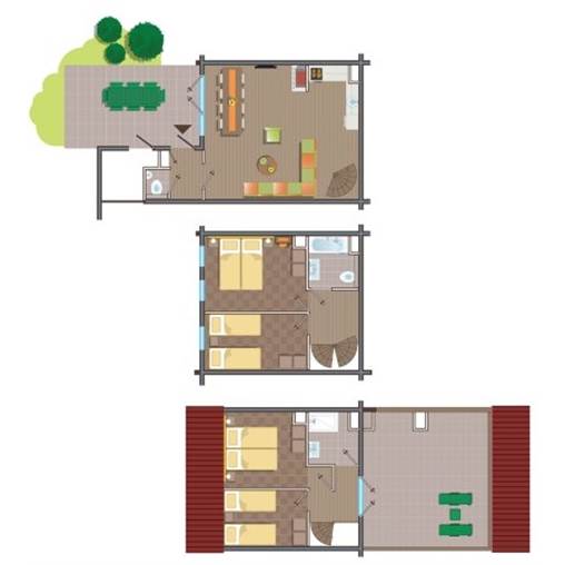 Comfort cottage PZ983 at Port Zélande